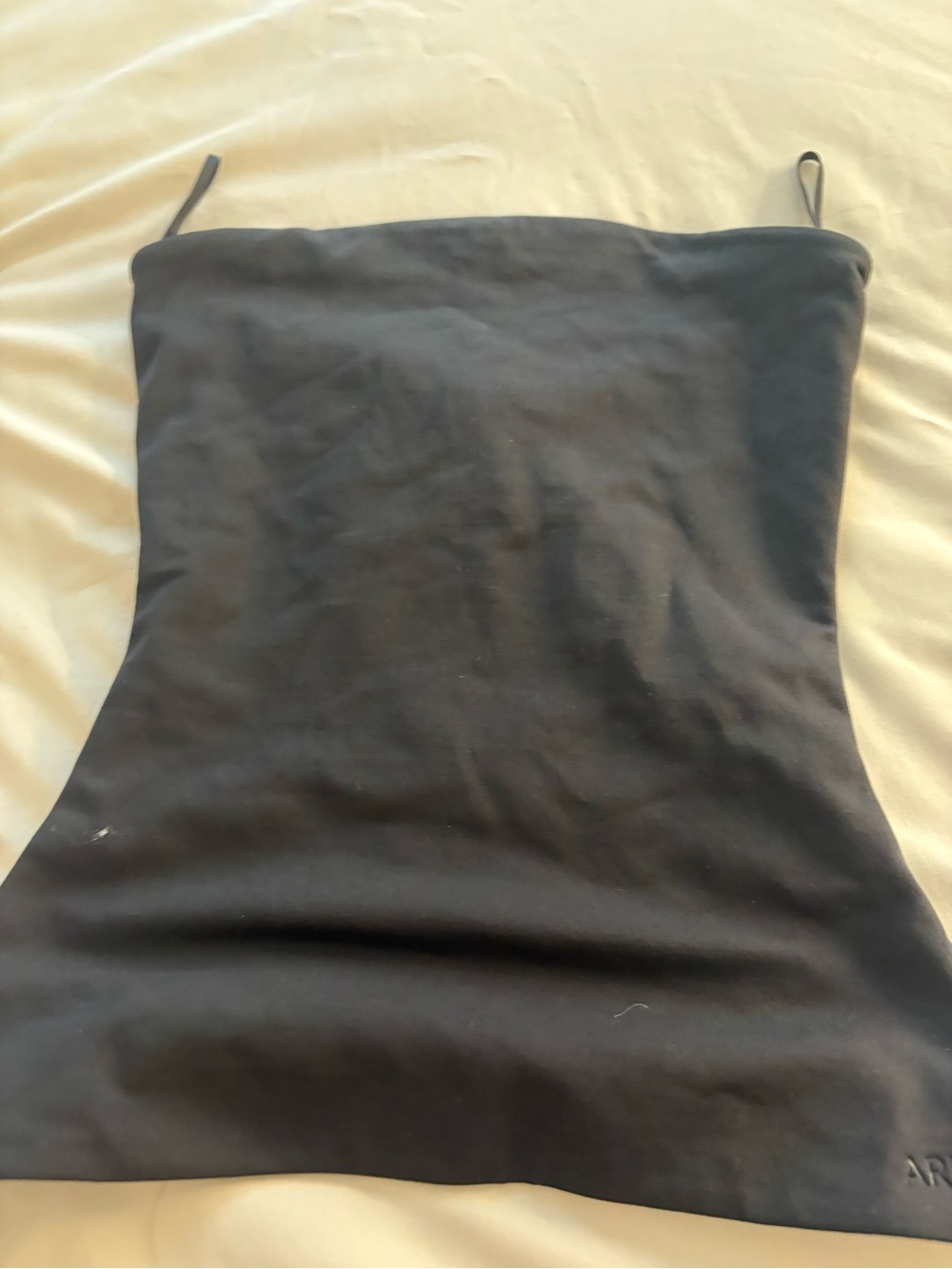 Aritzia Black Strapless Contour Tube Top